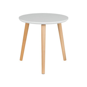 LIVARNO home Houten bijzettafel (Wit)