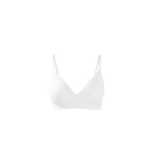 ESMARA Dames geribde soft-bh (Wit, 85B)