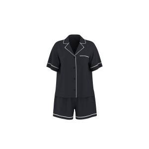 esmara Dames shortama - viscose (Zwart, XL (48/50))