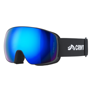CRIVIT Kinder skibril, frameloos (Mooi weer/rond, Zwart)