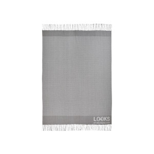 LOOKS BY WOLFGANG JOOP Plaid, 130 x 170 cm (Grijs)