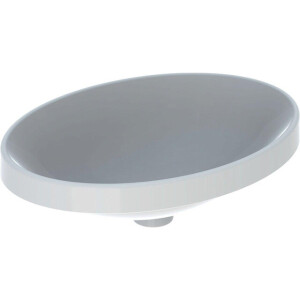 Geberit VariForm opbouw wastafel ovaal zonder overloop 55x40x17.8cm wit 500718012 500.718.01.2