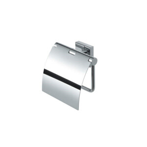 Geesa Nelio Toiletrolhouder met klep Chroom 916808-02
