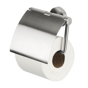 Geesa Nemox Toiletrolhouder met klep RVS geborsteld 916508-05