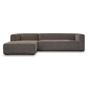 Sohome 2,5-zits Loungebank 'Moiré' Links, kleur Grijs
