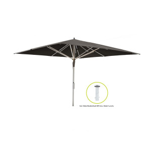 Glatz Fortello LED parasol 400x400cm - Laagste prijsgarantie!