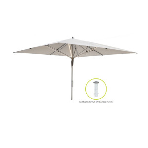 Glatz Fortello LED parasol 400x400cm - Laagste prijsgarantie!