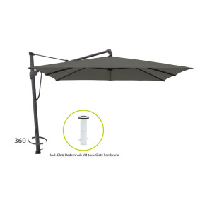 Glatz Sombrano S+ Easy zweefparasol 300x300cm - Laagste prijsgarantie!