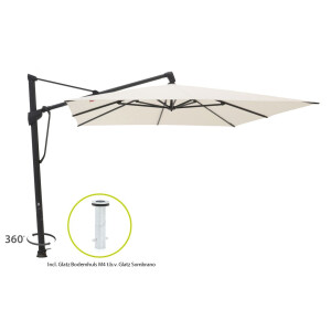 Glatz Sombrano S+ Easy zweefparasol 400x300cm - Laagste prijsgarantie!