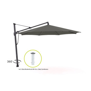 Glatz Sombrano S+ Easy zweefparasol ø 350cm - Laagste prijsgarantie!