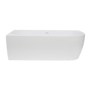Go by Van Marcke D-Shape Design - halfvrijstaand bad - 180x80x60cm - hoek links - acryl - mat wit 20006163