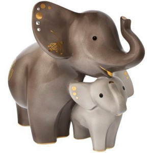 Goebel Decoratief figuur Olifant - Kindani & Latika (1 stuk)