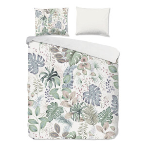 Dekbedovertrek Katoen - Abel - Lits-Jumeaux (240x220 Cm) - Meerkleurig Katoen - Bloemen - Good Morning - Dekbed-Discounter.nl