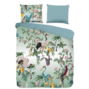 Dekbedovertrek Katoen - Reeva - Lits-Jumeaux (240x220 Cm) - Meerkleurig Katoen - Natuur & Dieren - Good Morning - Dekbed-Discounter.nl