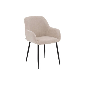 Goossens Basic Eetkamerstoel Anne, Met armleuning