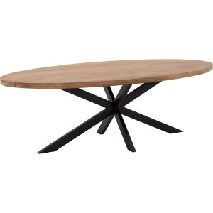 Goossens Basic Eettafel Lecce, Ovaal 240 x 110 cm