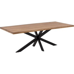 Goossens Basic Eettafel Lecce, Rechthoekig 220 x 100 cm
