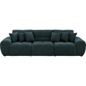 Goossens Excellent Bank Kubus groen, stof, modern design
