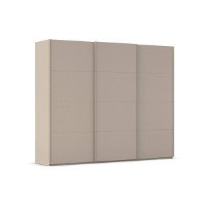 Goossens Excellent Kledingkast Finca Mat Glas, Slaapkamerkast 240 cm breed, 223 cm hoog, 3x 4 paneel glas schuifdeuren