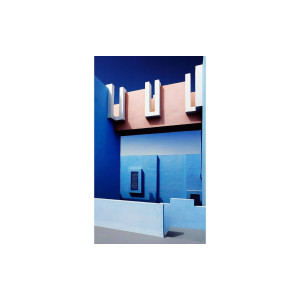 Goossens Schilderij Mirage In Blue, 70 x 118 cm