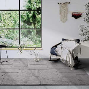 Wollen Vloerkleed Alexis - Grijs 170x120cm - - Dekbed-Discounter.nl