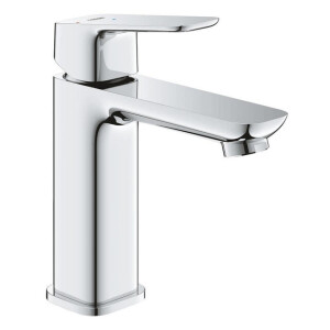 Grohe Cubeo 1-gats wastafelkraan m-size gladde body met afvoerplug chroom 1017570000
