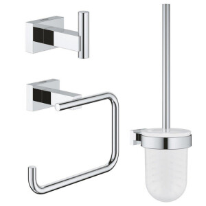 GROHE Essentials Cube accessoireset 3 in 1 chroom 40757001