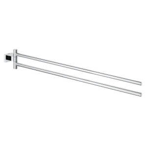 GROHE Essentials Cube Handdoekhouder - 43.9cm - dubbel - draaibaar - chroom 40624001