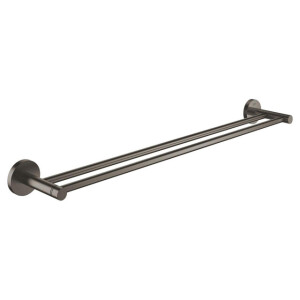 GROHE Essentials Handdoekhouder - 60cm - dubbel - brushed hard graphite 40802al1