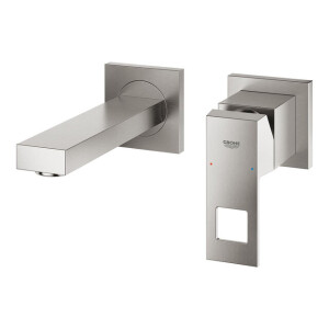 GROHE Eurocube afbouwdeel v. inbouw wandkraan met uitloop 17.2cm supersteel 19895DC0