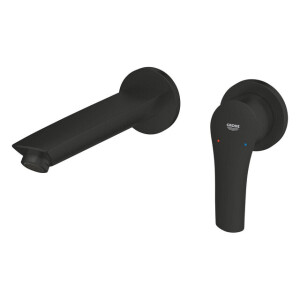 GROHE Eurosmart Wastafelmengkraan - M-size - 2 gats - matte black 293382433