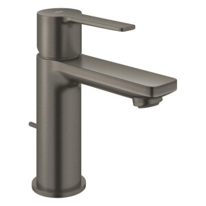 GROHE Lineare waterbesparende wastafelkraan xs-size met waste brushed hard graphite 32109AL1