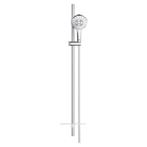 GROHE Rainshower SmartActive 130 Glijstangset - 90 cm - ronde handdouche - 3 straalsoorten - gladde handdouche - met zeepschaal - chroom 26548000