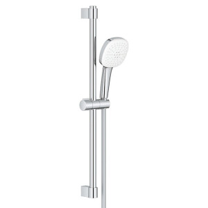GROHE Tempesta 110 Cube Glijstangset - 60cm - vierkante handdouche - 2 straalsoorten - 5.6 l/min - gladde doucheslang - chroom 2757830e