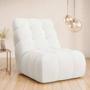 Guido Maria Kretschmer Home&Living Fauteuil AURELIAN, loveseat XXL, leesstoel, grote stoel met golfondersteuning, velours, fijne structuur, grove structuur