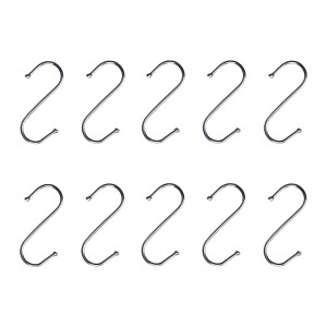 QUVIO Ophanghaken - Zilver - 6,5 cm (h) - 10 stuks
