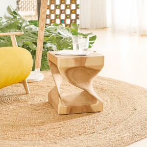 Kave Home Bijzettafel 'Hakon' 30cm, met open binnenkant