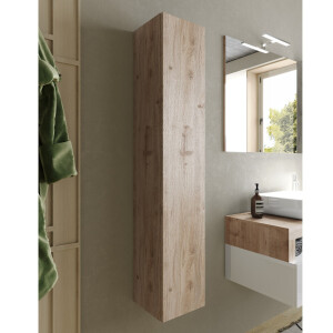 Hangkast verticaal Hamburg 138 cm hoog eiken kleur