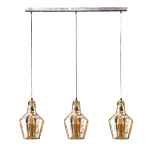 Hanglamp Amber 112 cm breed in brons antiek