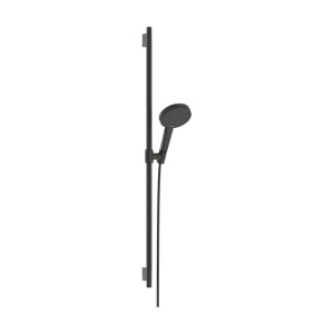 Hansgrohe Raindance Alive Select S doucheset 125 3jet EcoSmart met glijstang Unica S Puro 90 cm Brushed Black Chrome (antraciet) 24603340