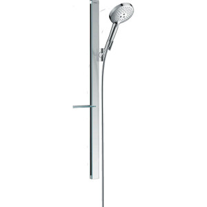 Hansgrohe Raindance Select S Unica Doucheset - glijstang - raindance select S 120 3jet handdouche - zeepschaal - 90cm - doucheslang 160cm - chroom 27648000