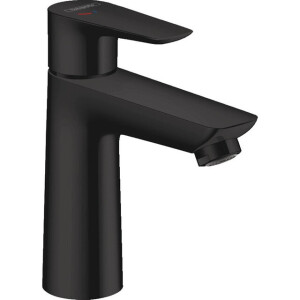 Hansgrohe Talis E wastafelkraan 110 CoolStart met waste mat zwart 71713670