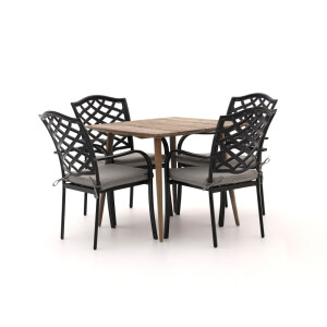 Hartman Berkeley/ROUGH-K 90cm dining tuinset 5-delig - Laagste prijsgarantie!