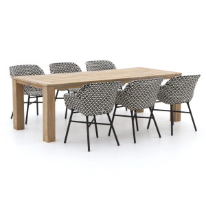 Hartman Delphine/ROUGH-X 240cm dining tuinset 7-delig - Laagste prijsgarantie!