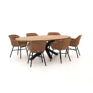 Hartman Delphine/Stephanie 240cm dining tuinset 7-delig - Laagste prijsgarantie!