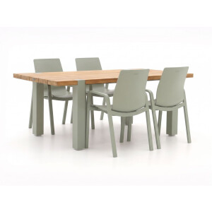 Hartman Flow/Almeria 200cm dining tuinset 5-delig - Laagste prijsgarantie!
