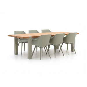 Hartman Flow/Almeria 280cm dining tuinset 7-delig - Laagste prijsgarantie!