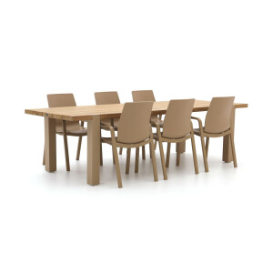Hartman Flow/Almeria 280cm dining tuinset 7-delig - Laagste prijsgarantie!