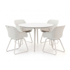 Hartman Le Soleil Element/Sophie Studio ø128cm dining tuinset 5-delig - Laagste prijsgarantie!
