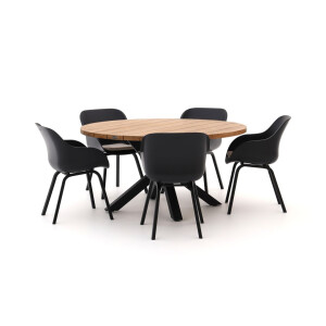 Hartman Le Soleil Element/Stephanie ø150cm dining tuinset 6-delig - Laagste prijsgarantie!